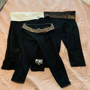 Pink Cropped Legging Bundle